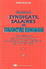 Syndicats, salaires et conjoncture économique