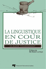 La linguistique en cour de justice