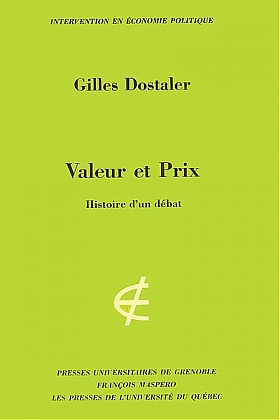 Valeur et prix